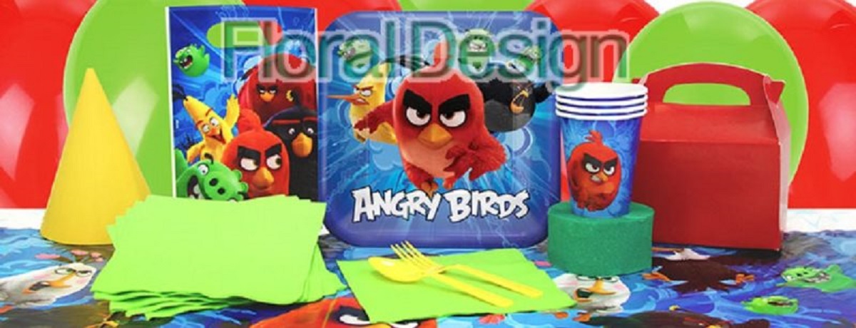 Papírový talíř 18cm "Angry Birds" 8ks
