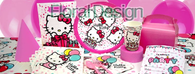 Ubrousek 33cm dvouvrstvý "Hello Kitty" 20ks