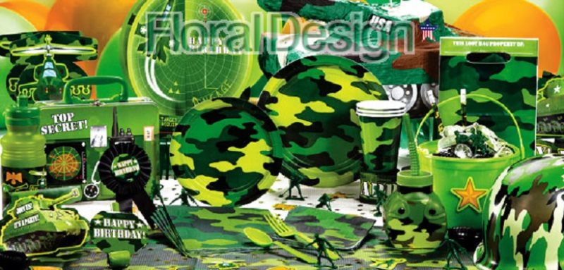 Balonek foliový 45cm "Army"