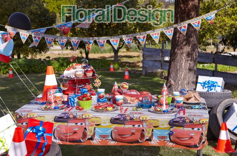 Papírový talíř 23cm "Auta" 8ks