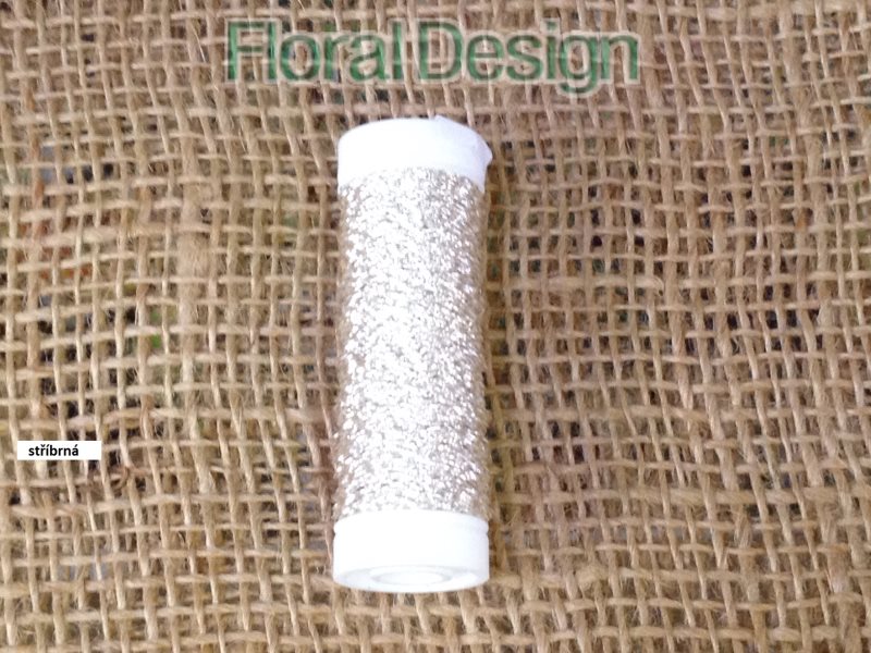 Drátek kroucený na špulce 0,3mm x 25gr. zlatá