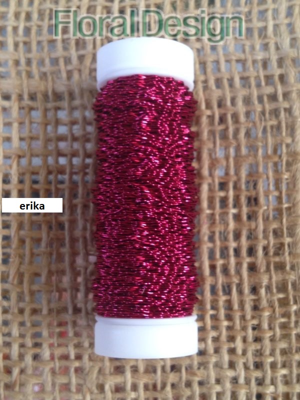 Drátek kroucený na špulce 0,3mm x 25gr. bordó