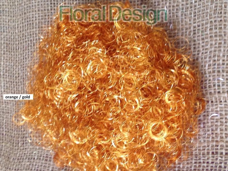 Andělské vlasy 50gr. orange / gold