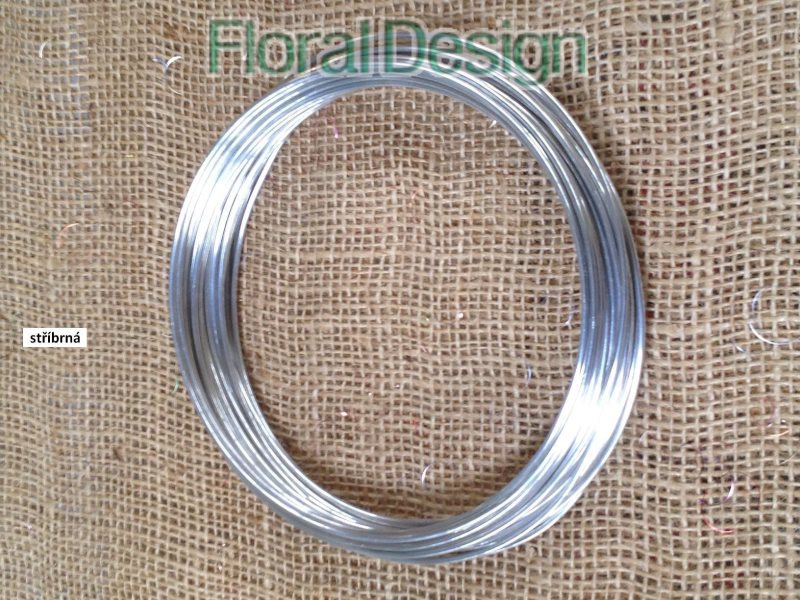 Drát aluminium 2mm /12m zlatá