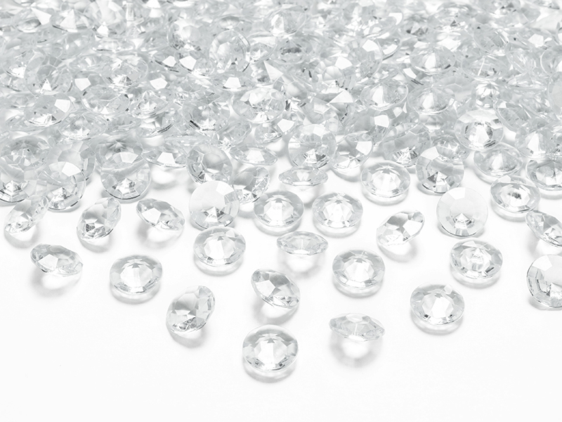 Diamant plast 12mm natur 100ks