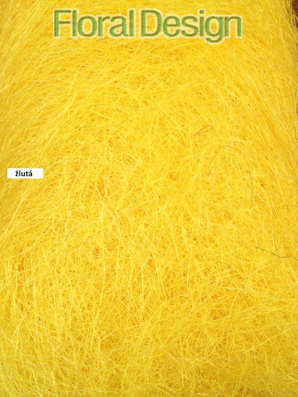 Sisal 250gr. žlutá