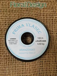 Vlasec aranžérský 0,25mm / 100m