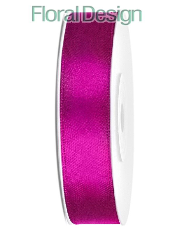 Stuha satén 12mm x 25m fuchsia