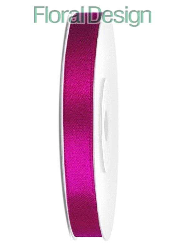 Stuha satén 6mm x 25m fuchsia