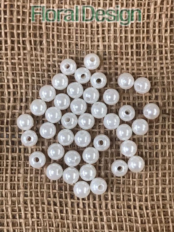 Perličky 8mm cream 250ks