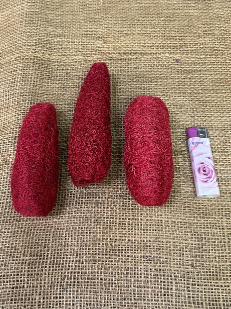 Luffa loose 15 ks červená