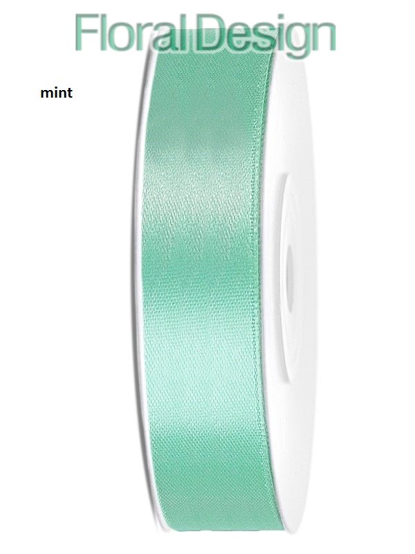 Stuha satén 12mm x 25m mint