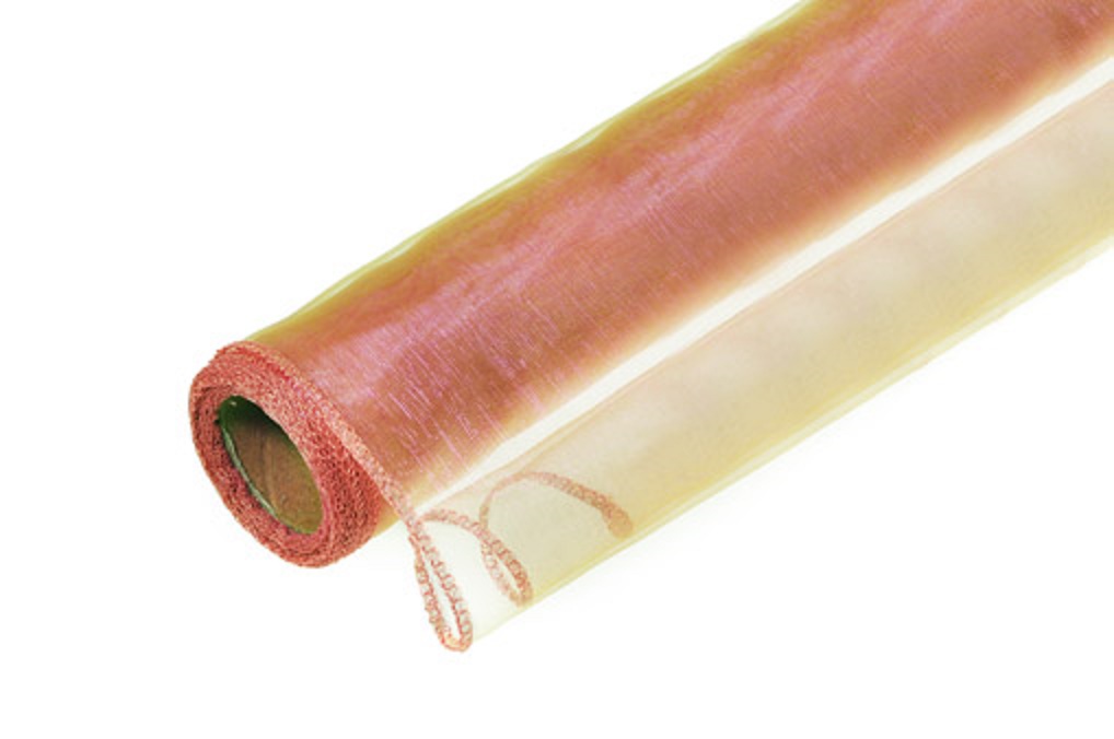 Organza 40cm x 8m cherry