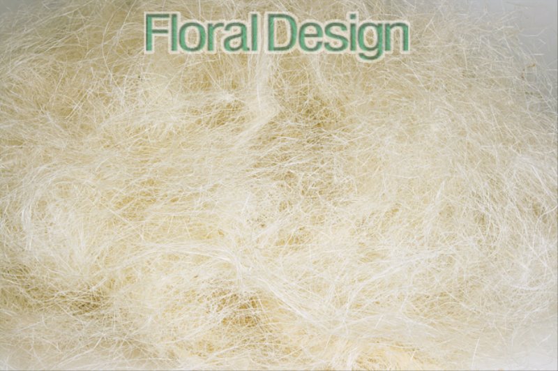 Sisal 500gr. natur-bělená