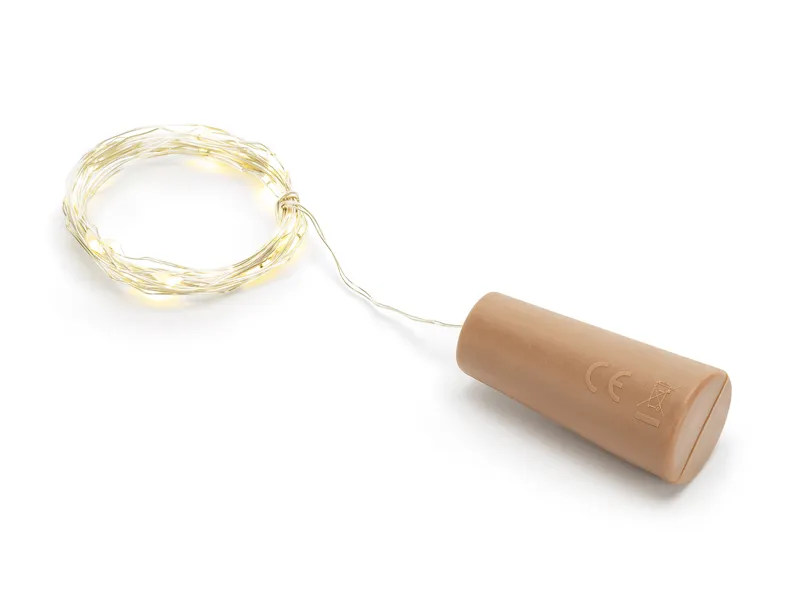 LED světlo do lahve 197cm teplá bílá