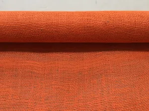 Juta metráž 130cm šíře oranžová