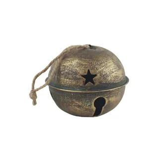 Rolnička 8cm kov zlatá