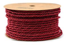 Provázek dekorační 3mm / 9m bordó
