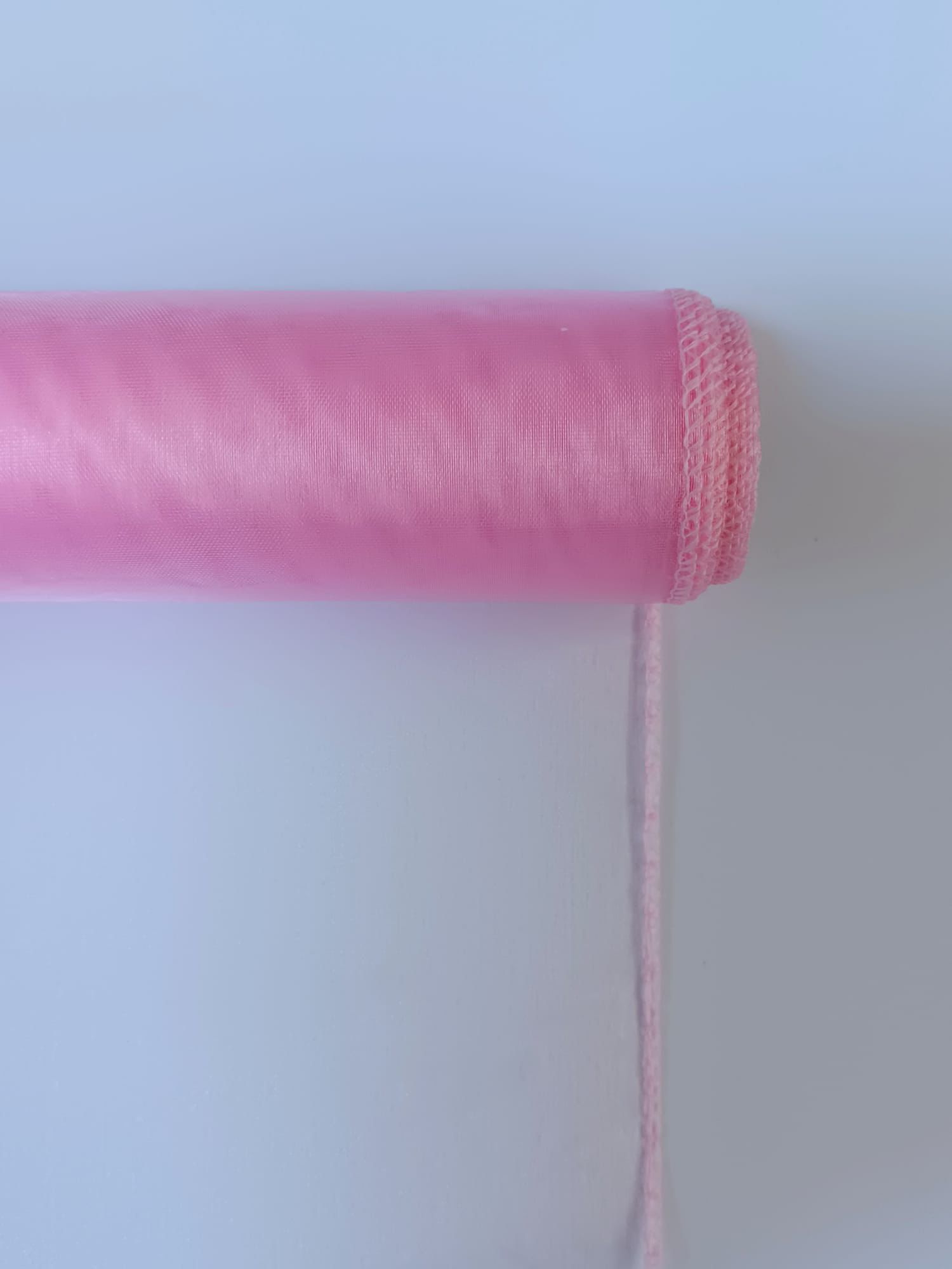 Organza 40cm x 8m světlá růžová