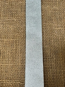 Stuha glitter 40mm x 20m stříbrná