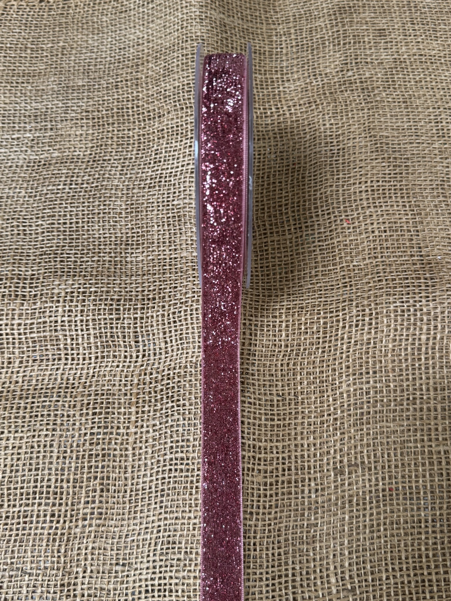Stuha 20mm x 10m růžová glitter 