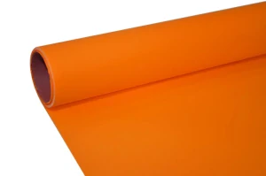 Fólie satén 50cm x 9y oranžová