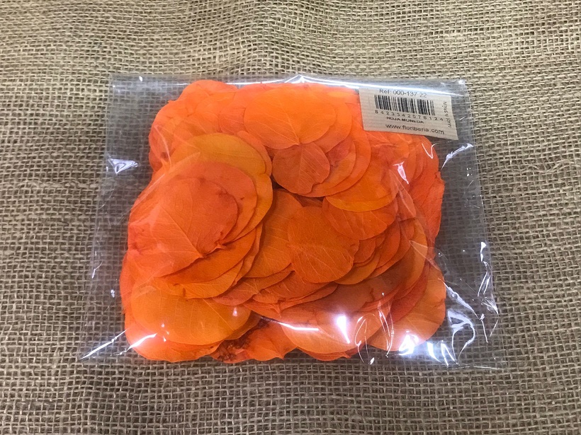 Moneta listy 30gr. oranžová