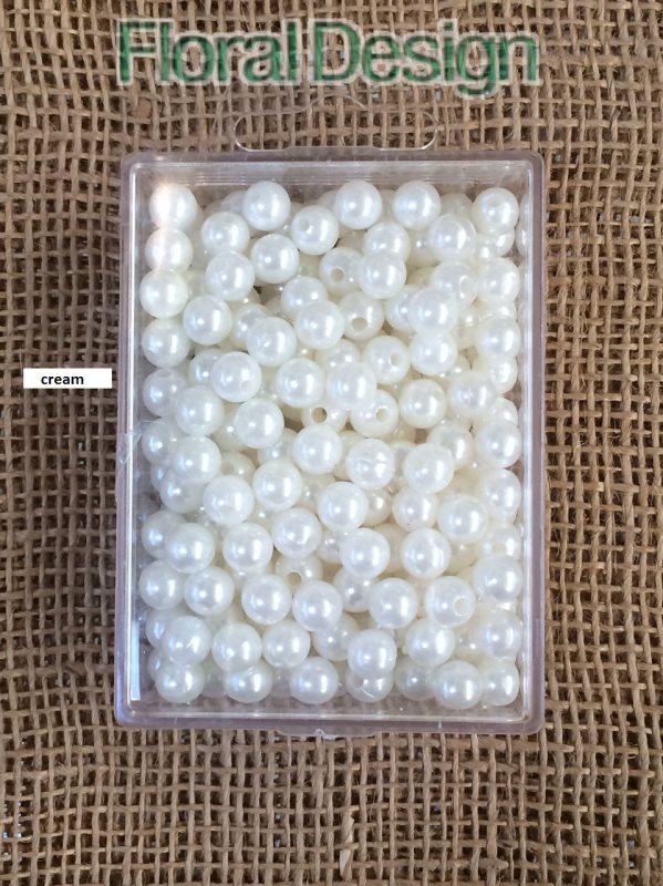 Perličky 8mm cream 250ks