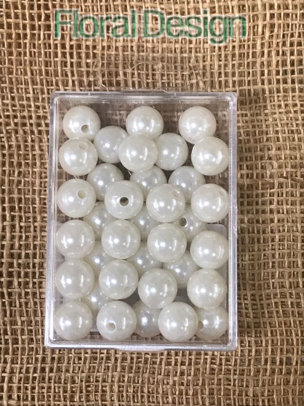 Perličky 14mm cream 35ks