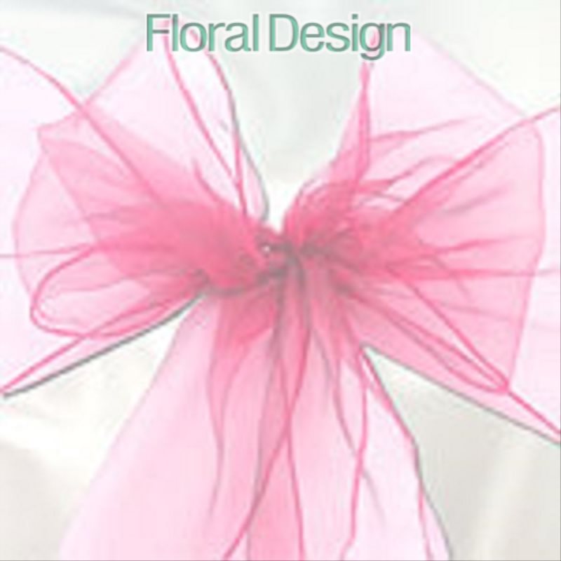 Organza 12cm x 8m cherry