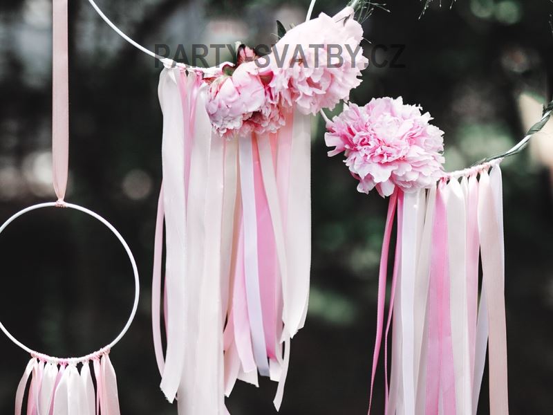 Stuha satén 12mm x 25m meruňková