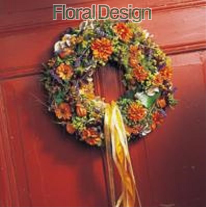 Věnec na sušené 20cm plastový základ