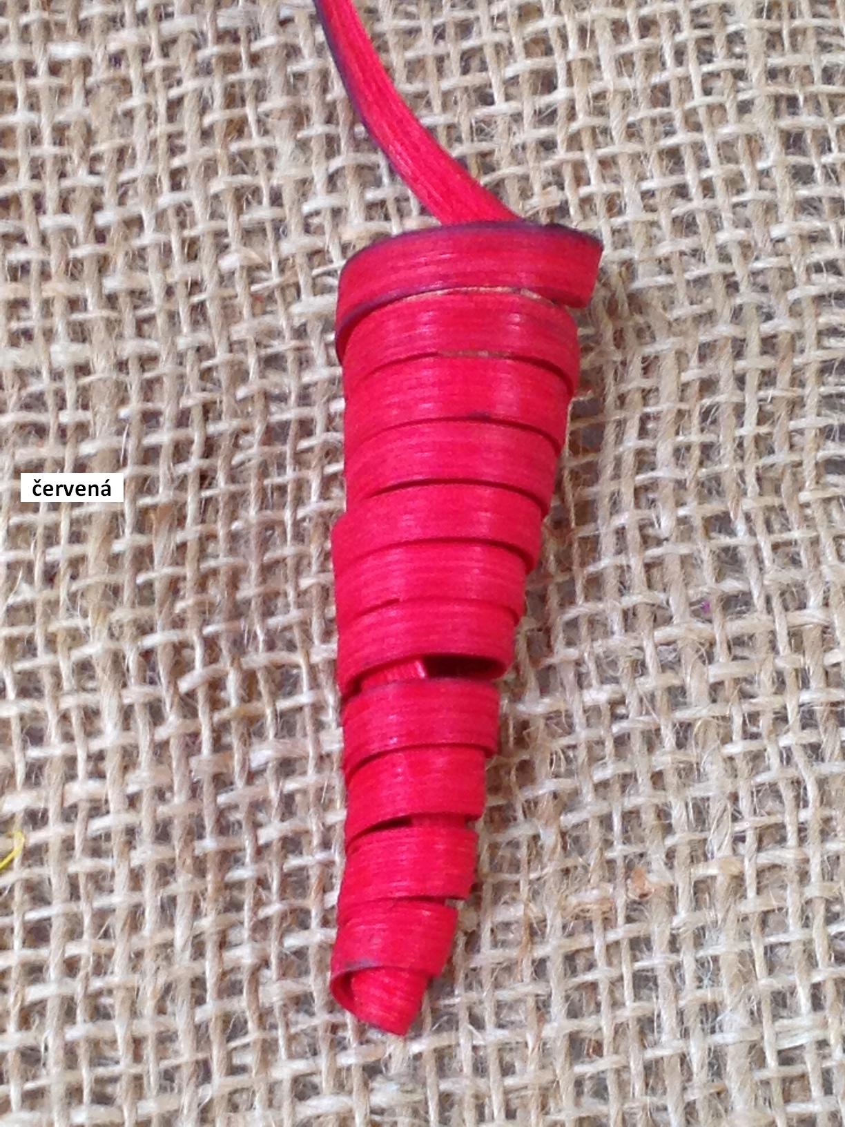 Cane cone mini 25 ks červená