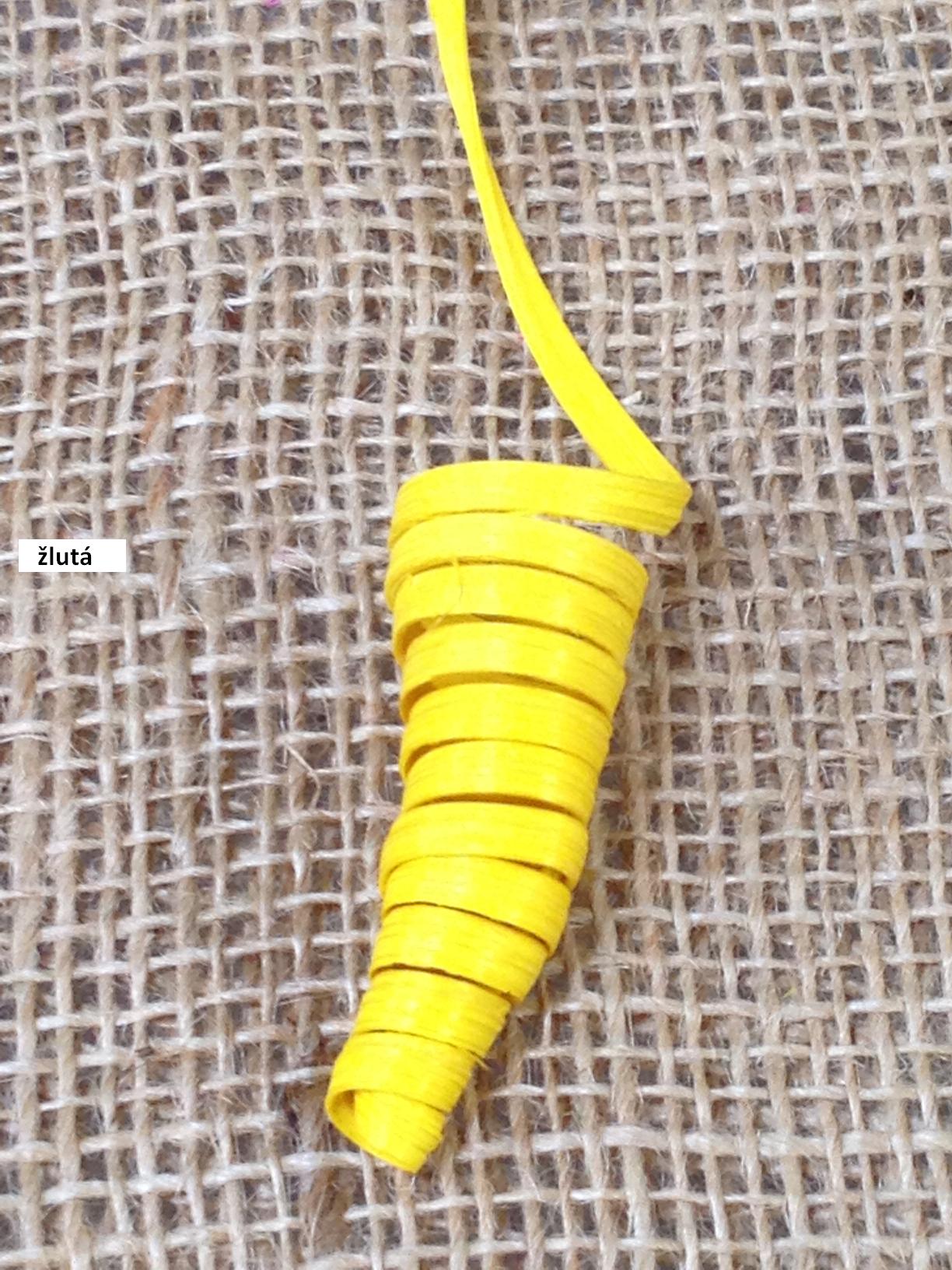 Cane cone mini 25 ks žlutá