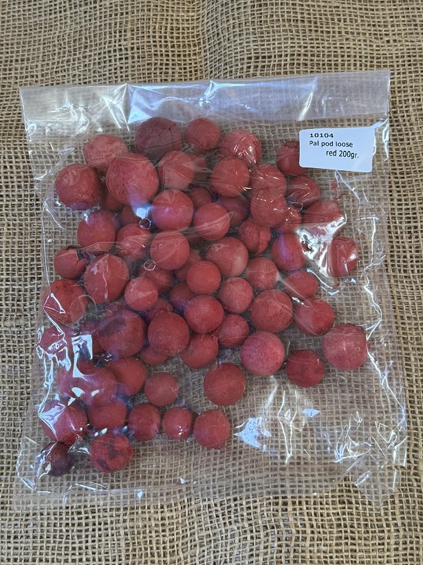 Pal pod 200gr. červená