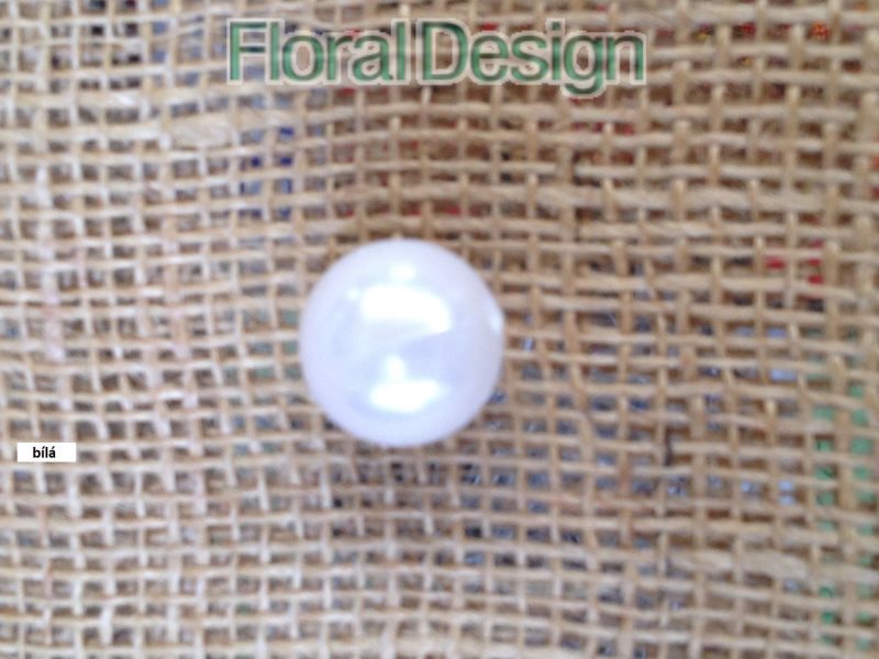 Perličky 14mm bílá 35ks