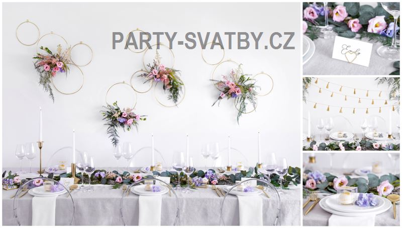 Kruhy metal zlatá 2 ks (28cm, 20cm)